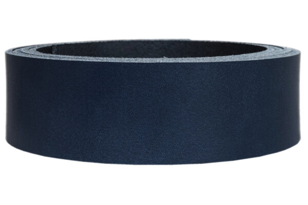 Lederriemen Basic dunkelblau 2.5mm-4cm breit