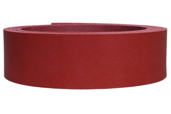 Lederriemen Basic rot 2.5mm-2cm breit