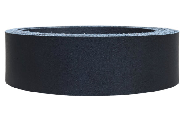 Lederriemen Basic schwarz 2.5mm-1cm breit
