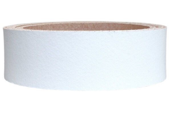 Lederriemen Basic weiß 2.5mm-4.5cm breit