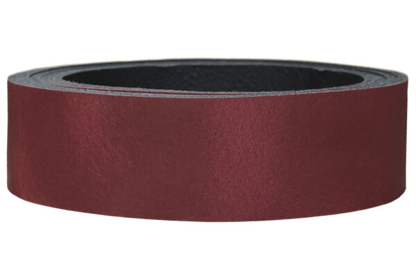 Lederriemen Pull Up bordeaux-1cm breit
