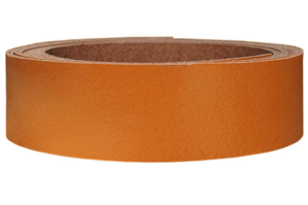 Lederriemen Pull Up orange-1cm breit