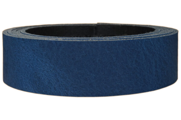 Lederriemen Pull Up blau-4.5cm breit