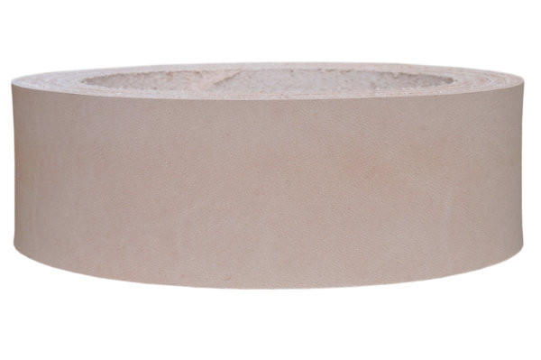 Lederriemen Blankleder natur natur 3.0-3.5mm dick,110cm lang x 5cm breit