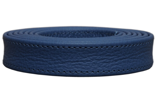 Taschenriemen Rohling Nappaleder Basic blau-19mm breit