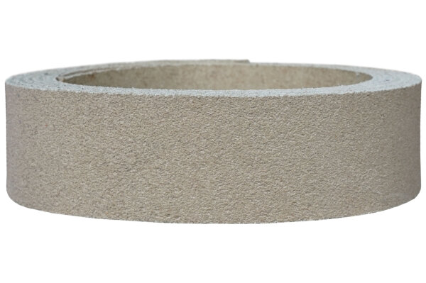 Lederriemen Velours natur-2cm breit