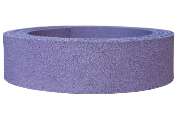 Lederriemen Velours lavendel-2cm breit