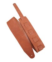 Leder Gitarrengurt "Nubukiert"