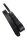 Leder Gitarrengurt Floral schwarz-6cm breit / 115-155cm lang