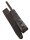 Leder Gitarrengurt Snake dunkelbraun-6cm breit / 90-130cm lang