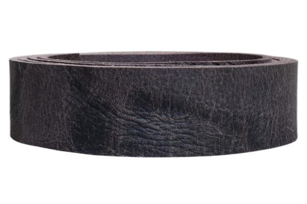 Lederriemen Crunch dunkelbraun-1.5cm breit