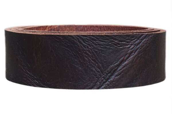 Lederriemen Crunch rotbraun-2cm breit