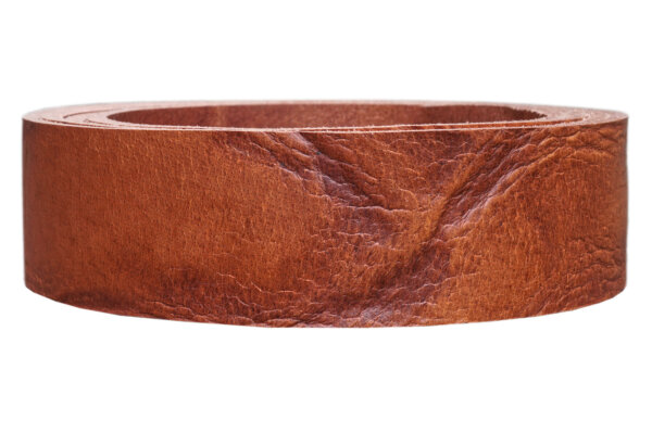Lederriemen Crunch cognac-4.5cm breit