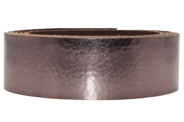 Lederriemen Metallic bronze-1.5cm breit