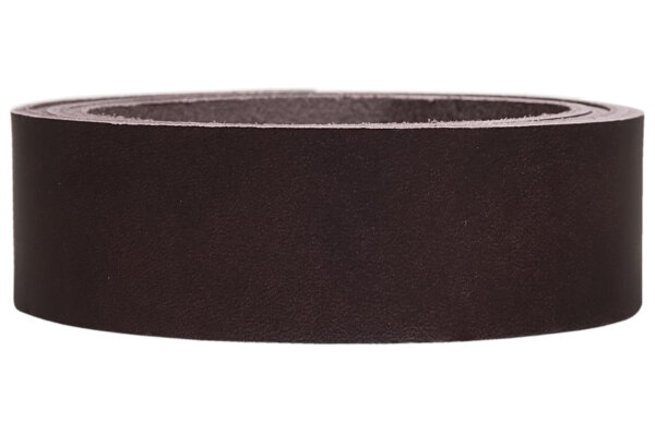 Lederriemen Blankleder Classic dunkelbraun-2cm breit