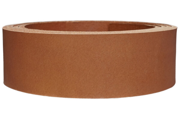 Lederriemen Blankleder Classic cognac-2.5cm breit