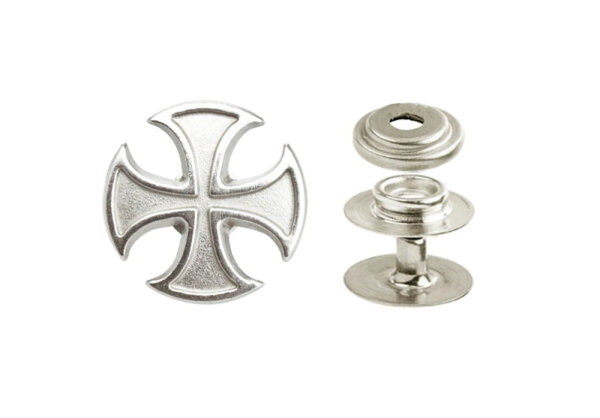 Motiv Druckknopf Biker Cross