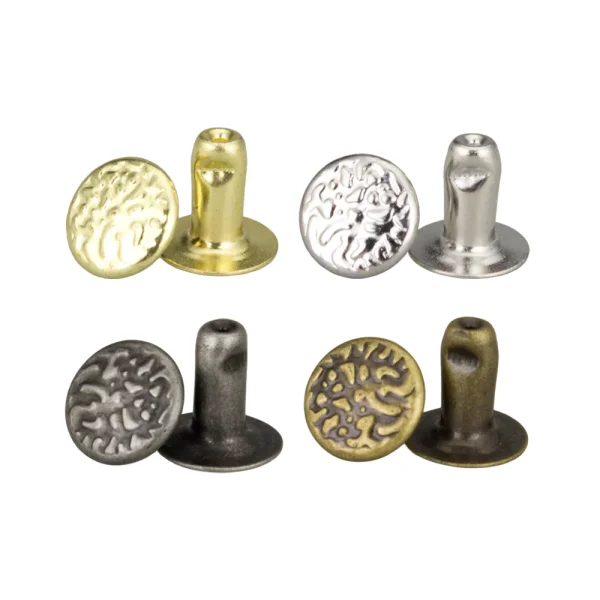 100 Hohlnieten mit Textur