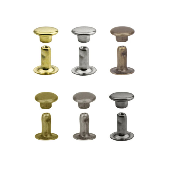 100 Hohlnieten / Ledernieten