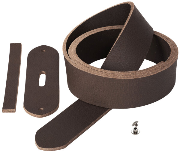 Gürtelrohling Dakota braun-24mm