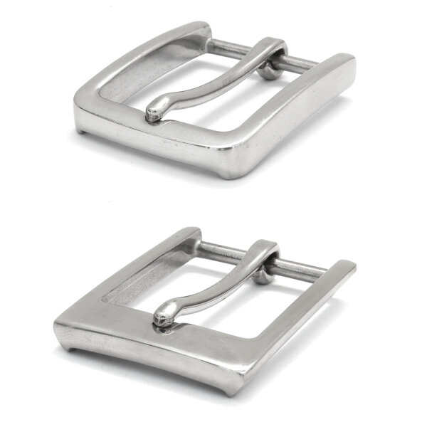 Gürtelschnalle Edelstahl poliert 35mm