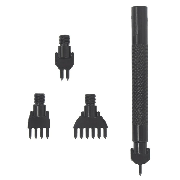 Diamond Reihenlocheisen- / Chisel-Set 2mm