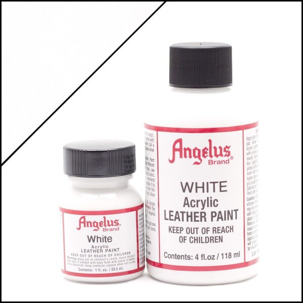 Angelus Acryl Lederfarbe weiß-29,5ml