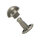 100 gewölbte Ledernieten antik-silber-10mm