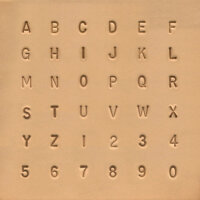 Alphabet & Nummern Prägeset Simple