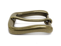 Gürtelschnalle Messing Massiv Antik 40mm breit