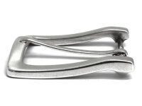 Gürtelschnalle Versilbert poliert 40mm Modell 2