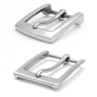 Gürtelschnalle Edelstahl poliert 30mm