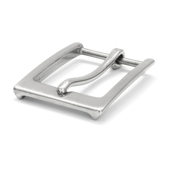 Gürtelschnalle Edelstahl poliert 30mm Modell 1