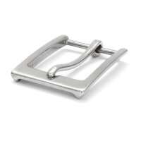 Gürtelschnalle Edelstahl poliert 30mm Modell 1